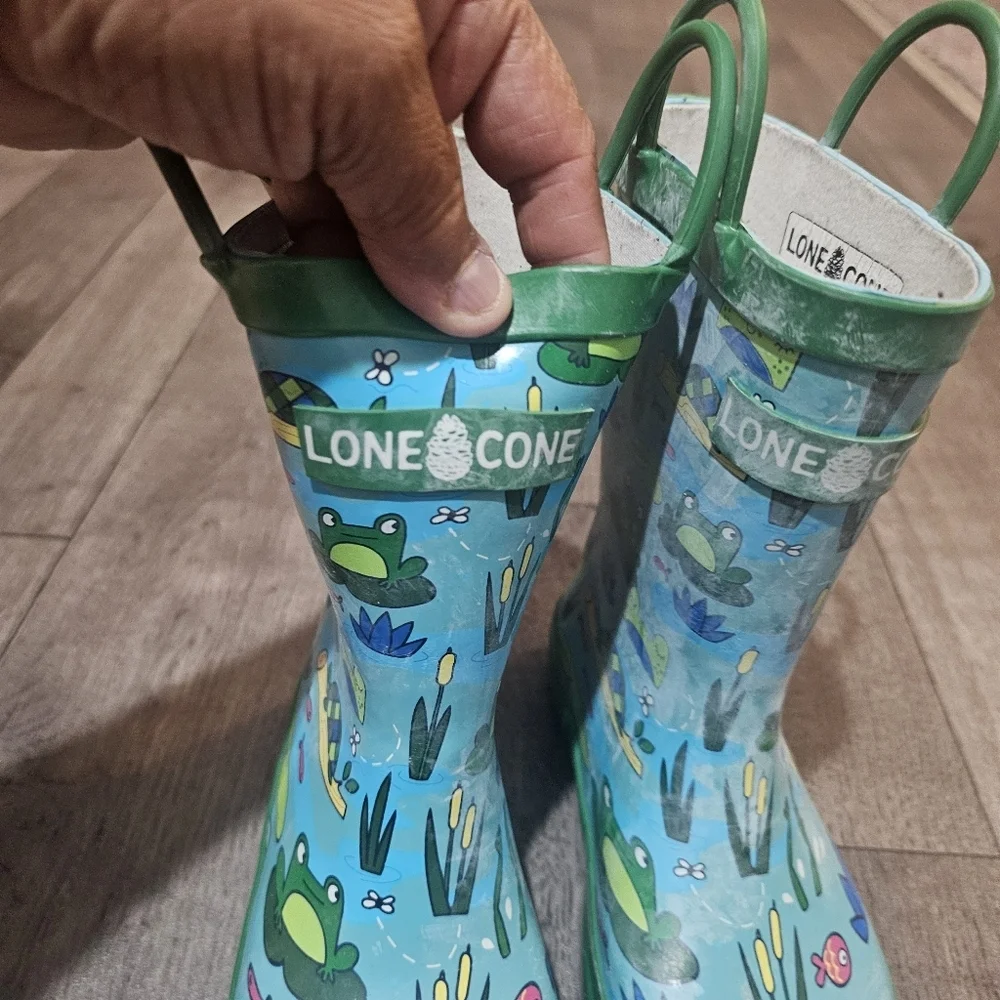 Lone Cone Frog Pond Rain Boots Size 12 Toddle Size